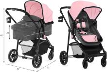 KinderKraft'20 Juli  Art.KKWJULIPNK3000 Pink   Универсальная коляска 3 в 1