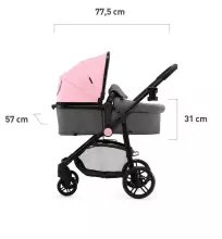 KinderKraft'20 Juli  Art.KKWJULIPNK3000 Pink   Универсальная коляска 3 в 1