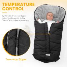 Bebe Basic Footmuff Universal Art.116584 Black ziemas guļammaiss