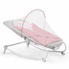 KinderKraft Felio 2 Art.KKBFELIPINK0000 Pink Stilīgs mazuļu šūpuļkrēsls ar mūziku un vibrāciju