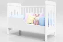 Baby Crib Club ZA  Art.117595  Laste puidust võrevoodi 140x70sm