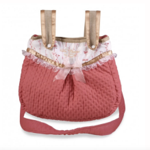 DeCuevas Toys Martina Art.81033 Leļļu rati ar kulbiņu un lietussargu