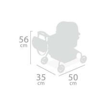 DeCuevas Toys Martina Art.86033 Leļļu rati ar somu