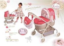DeCuevas Toys Martina Art.86033 Leļļu rati ar somu