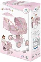 DeCuevas Toys Sophie Art.85075  Кукольная коляска с люлькой и зонтиком