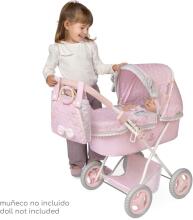 DeCuevas Toys Sophie Art.85075  Кукольная коляска с люлькой и зонтиком