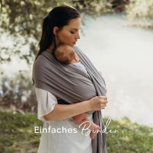 Boba Wrap Sling  Art.118131 Grey Многофункциональный слинг - платок