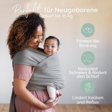 Boba Wrap Sling  Art.118131 Grey Многофункциональный слинг - платок
