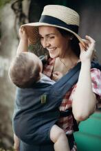 Boba Classic Baby Carrier Art.118250 Organic Midnight Кенгуру - Рюкзачок повышенной комфортности