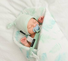 Lullalove Baby Wrap  Art.118925 MRB  Конвертик для новорождённого  75х75 см