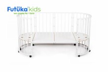 Futuka Kids Sleepy  Art.119034  White  Многофункциональная кроватка-трансформер 8 в 1