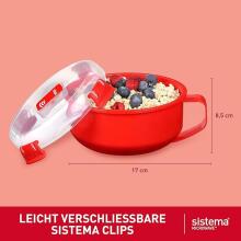 Sistema Microwave Breakfast Bowl Art.1112  Контейнер  для хранения питания с крышкой