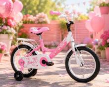 Esperia Kids Bike Junior Game Girl 14 Art.Art.9700 Детский велосипед с надувными колёсами и стальной рамой