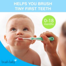Brush Baby FirstBrush Art.BRB096 Vaikiškas dantų šepetėlis, 1 vnt