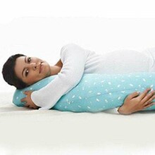 „La Bebe ™ Moon“ motinystės pagalvė, Nr. 120638 Beige, didelė nėščiųjų pagalvė su atminties putomis (ypač minkšta ir tyli, prisitaikanti prie kūno) 195 cm