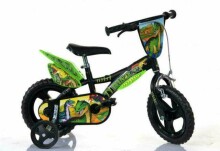 „Dino Bikes BMX12 Dinousaur Art.612L Green“ vaikiškas dviratis (dviratis) 12 colių