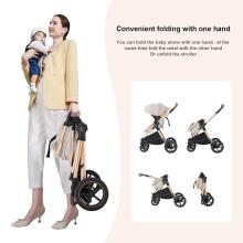 Kidsworld Bebby 3 in 1 Art.D-2 Pink Universal 3-in-1 stroller
