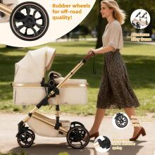 Kidsworld Bebby 3 in 1 Art.H-9 Brown Universal 3-in-1 stroller