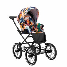 Kunert Romantic Classic  Art.ROM-01  Šviesiai pilki kūdikių vežimėliai 2 viename