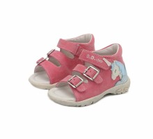 D.D.Step (DDStep) Art.AC290-506A Pink  Экстра комфортные сандалики для девочки (19-24)