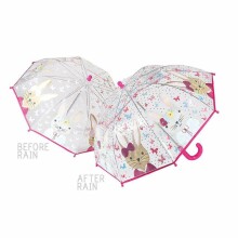 Umbrella Colour Bunny Clear  Art.33P2101 Laste vihmavari