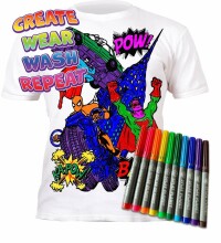 Splat Planet T-Shirt Hero Art.SP70013 Bērnu t-krekls ar flomasteriem