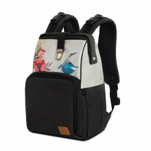 KinderKraft'20 Molly Art.KKAMOLLBIR000 Birds Large, comfortable and stylish bag for mothers