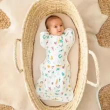 Love To Dream Swaddle Up Winter Warm S Art.121212 Alphabet   Хлопковая пелёнка-спальный мешок для комфортного сна, пеленания