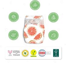 Pureborn Single 3 Organic Bamboo Art.121310  Экологические подгузники-трусики 3 размер, 5.5-8 кг