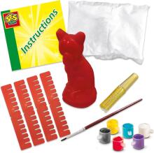 SES Creative Plaster Casting Craft Set Cat Art.01218 Набор для изготовления гипсовых слепков