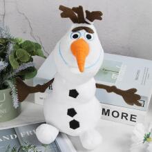 Disney Frozen Olaf Art.124034  Zaloife Snowman Plush Toy, Stuffed Toy Snowman 25 cm, Cuddly Toy Snowman Plush, Snowman Plush Doll Gift for Children, White