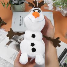 Disney Frozen Olaf Art.124034  Zaloife Snowman Plush Toy, Stuffed Toy Snowman 25 cm, Cuddly Toy Snowman Plush, Snowman Plush Doll Gift for Children, White