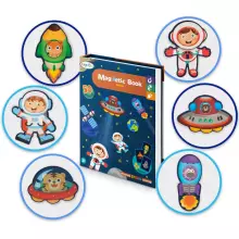 Ricokids Magnetic Book Art.RK-770 Magnētiska grāmata-puzle Kosmoss