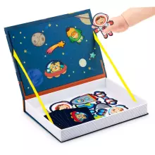 Ricokids Magnetic Book Art.RK-770 Magnētiska grāmata-puzle Kosmoss