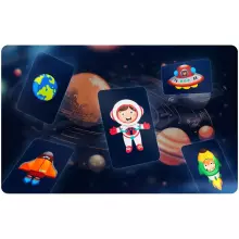 Ricokids Magnetic Book Art.RK-770 Magnētiska grāmata-puzle Kosmoss
