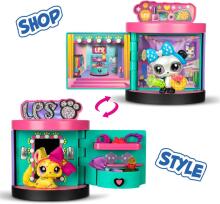 Набор Littlest Pet Shop Sweet and Stylish – 3 фигурки питомцев, 15 аксессуаров и код Roblox Art. BF00722