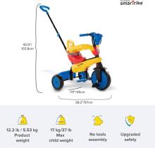 Breeze S Dino Smartrike 3 in1 Art.6053200 трехколесный велосипед 3 в 1