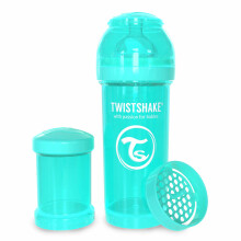 Twistshake Anti Colic Art.78256 Pastel Blue Feeding shaker bottle 260 ml