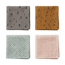 La bebe™ Muslin Face Cloth Snake Pale 1 pcs. (30×30 cm)