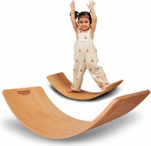 Brendompl Plywood Balance Board Art.NF03005 Koka balansa dēlis