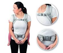 Momi Collete  Art.132042 Grey  Bērnu ķengursoma 2 vienā ( 3,5 līdz 20kg)