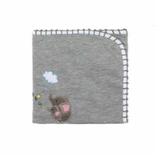 Fillikid Prince Art.094-97 Grey  Детское одеяло/плед из натурального хлопка 75х100см