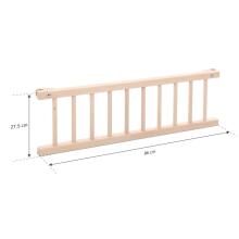 Kidsworld Wood Bed Rail Art.132313 Natural Защитный барьер для кроватки 86x 27.5см