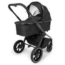 Muuvo Quick 3.0 Gondola  Art.MQ3.0-G-JET-BLACK Jet Black Коляска с Люлькой