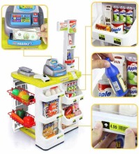 Safety Kid Home Supermarket Art.KP6443 Elektronisks lielveikals ar aksesuāriem un ratiniem