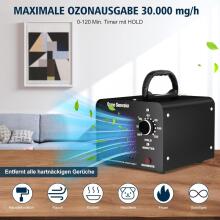 Bebe Basic Ozone Generator Art.139733  промышленный озонатор O3 с таймером на 120 минут, очиститель воздуха с озонированием, производительностью до 300 м²
