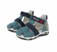 D.D.Step (DDStep) Art.AC290-982B Blue Ekstra komfortabli zēņu sandales (19-24)