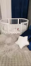 La Bebe™ Bed Kotto Olin 9 in 1 Art.141419 White Многофункциональная деревянная кроватка-трансформер 9 в 1