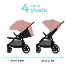 KinderKraft  Grande Plus Art.KSGRAN00GRY0000 Grey Прогулочная коляска