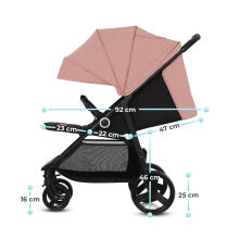 KinderKraft  Grande Plus Art.KSGRAN00GRY0000 Grey Прогулочная коляска